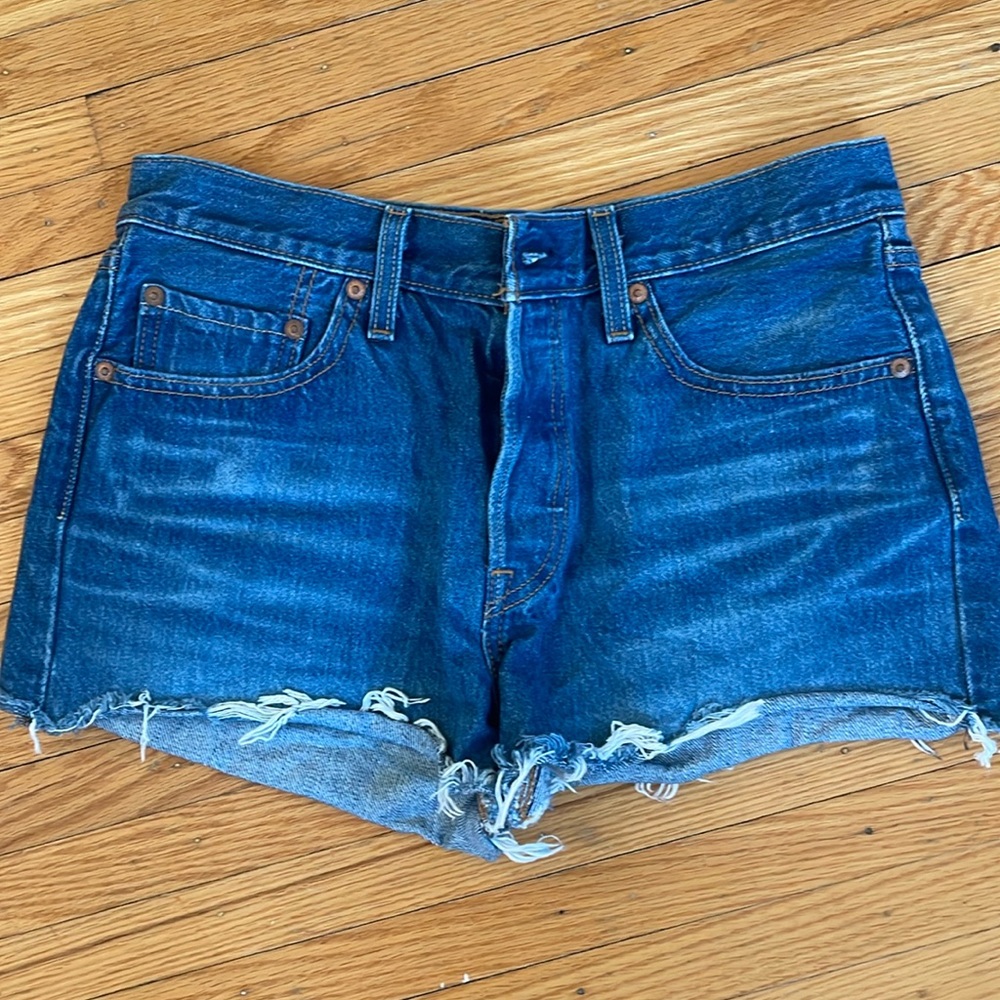 Levi’s premium 501 Denim shorts.